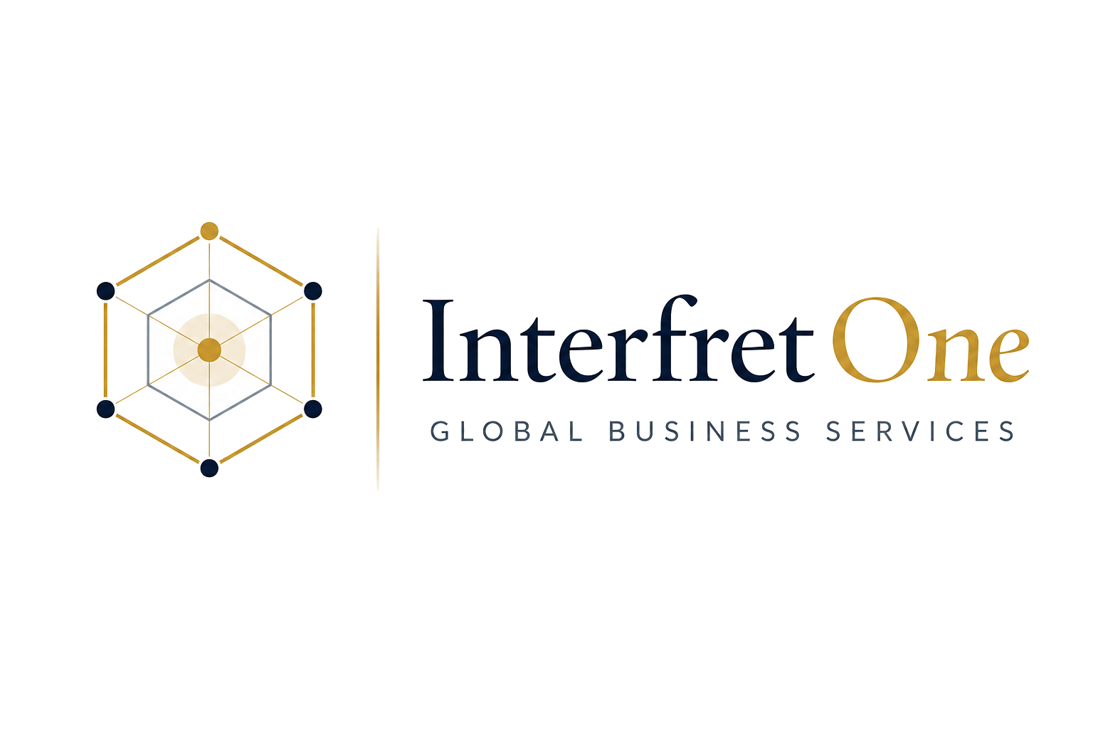 Interfret one Global Business Services Logo